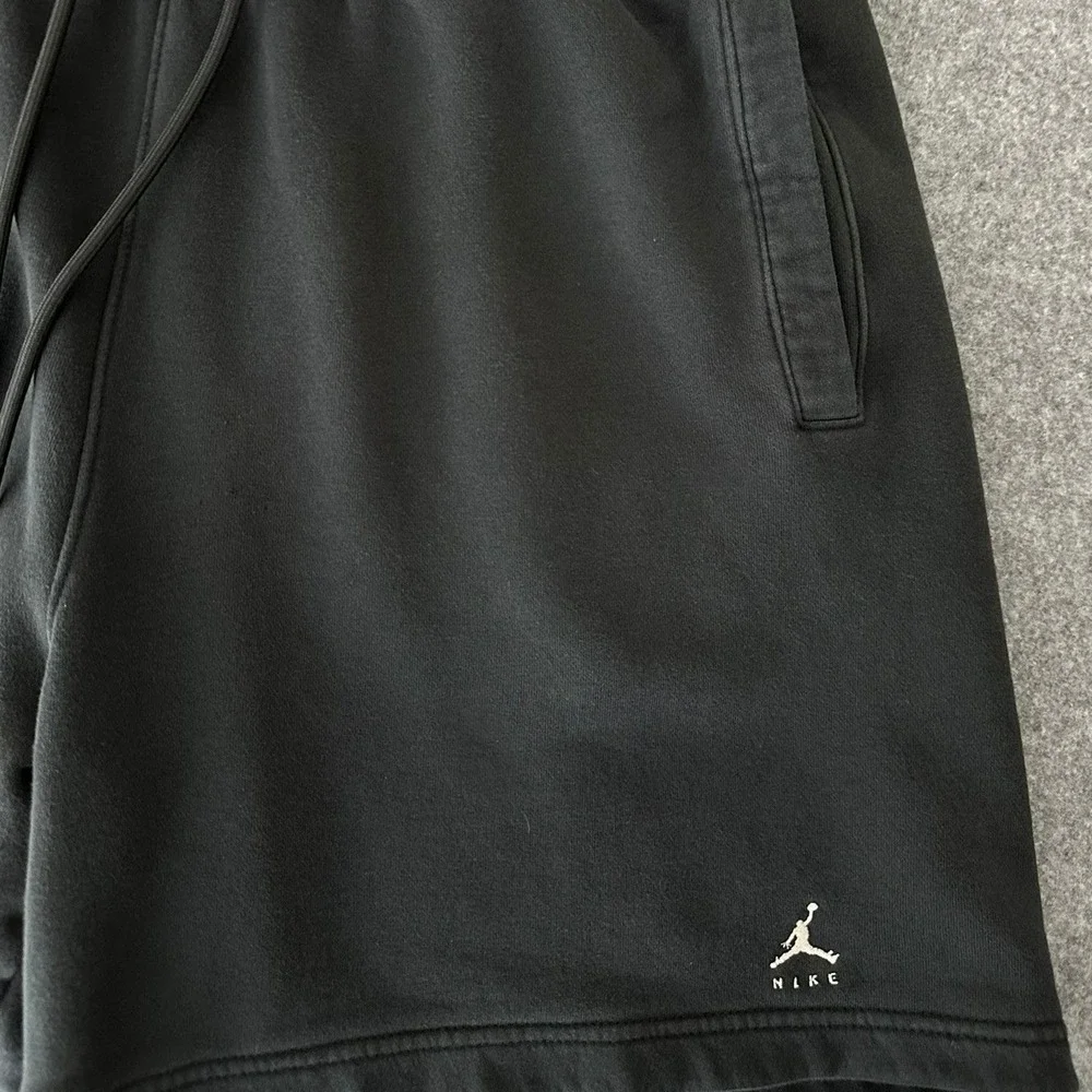 Nike Air Jordan Flight MVP Fleece Shorts Men's XL Black Neon Graphic DQ7552-010